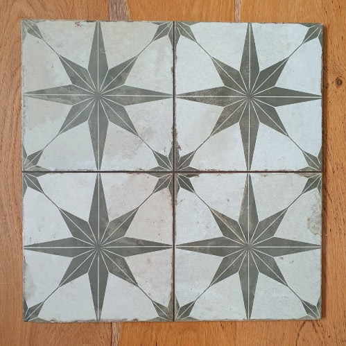 green star pattern tiles Sydney