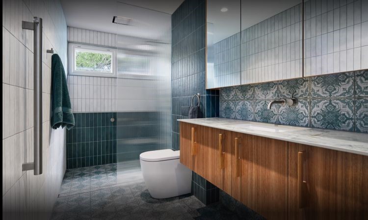 Country farmhouse bathroom tiles Sydney Australia