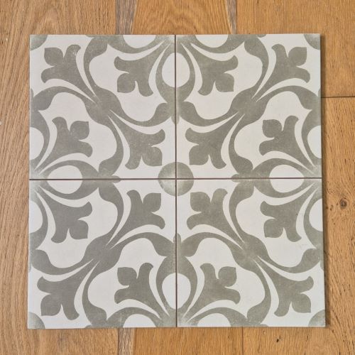 sage green pattern floor tiles Sydney