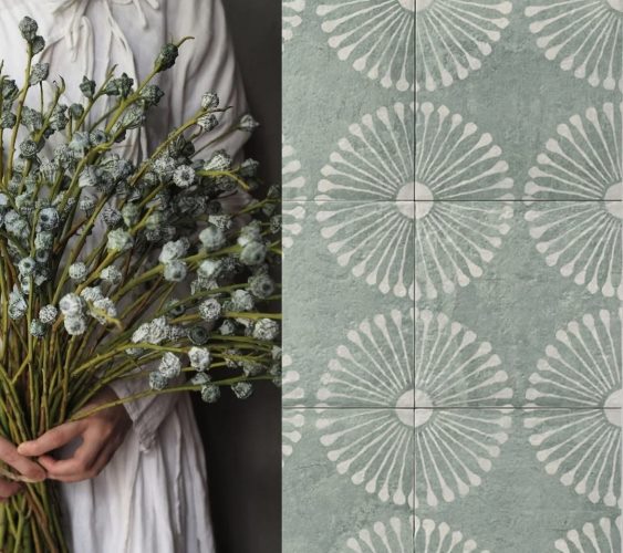 Pattern Green Spanish Porcelain Tile Sydney KC945