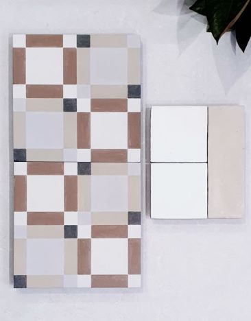 Modern geometric pattern tiles, Sydney