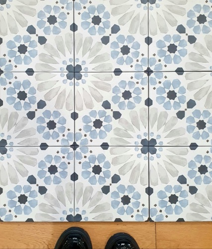 Moroccan bathroom floor tile design pattern Sydney