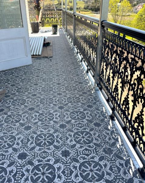 mosaic floor tiles laid in Sydney Australia