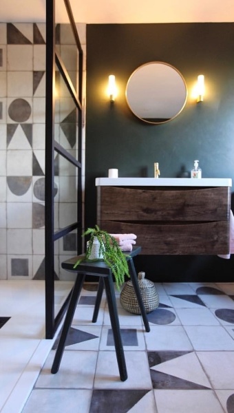 Retro bathroom design tiles Sydney showroom