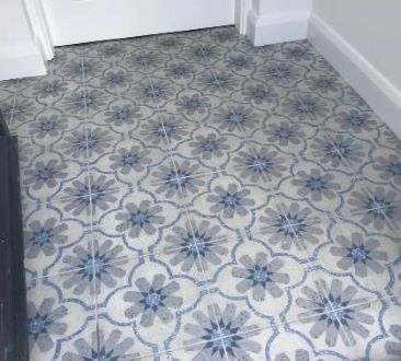 Encaustic feature floor tiles, Sydney