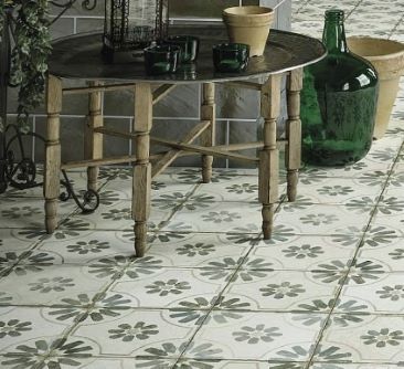 Vintage pattern floor tile design Sydney