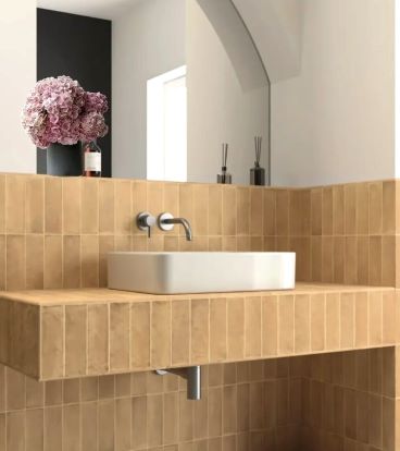 European zellige look wall tiles on display at our Leichhardt showroom