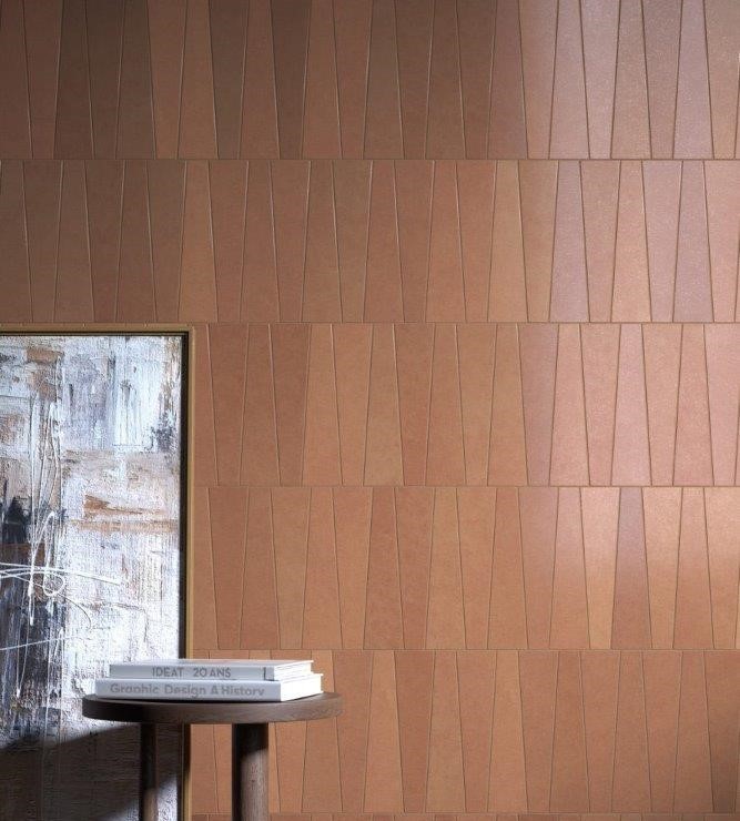 Geometric feature wall tiles Sydney