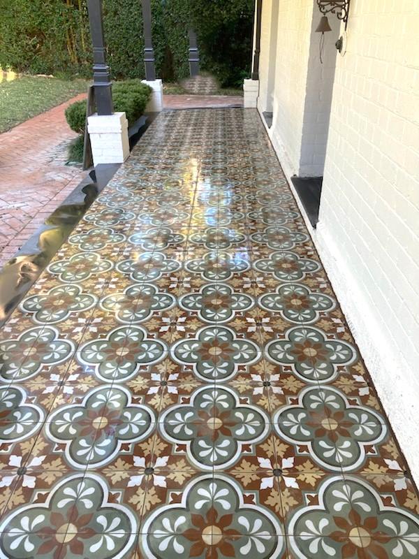 Modern Farmhouse verandah tile design available in Sydney