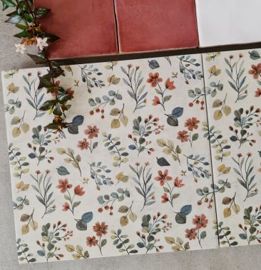 Feature wallpaper-look pattern tiles, Sydney