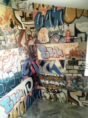 Sydney Graffiti Tiles Feature Bathroom Wall Tiles European