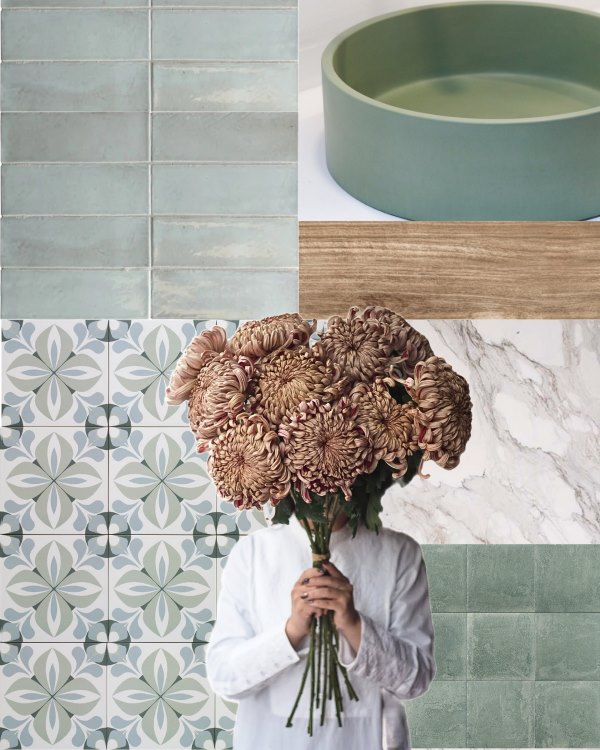 Green bathroom tiling ideas in Sydney Australia