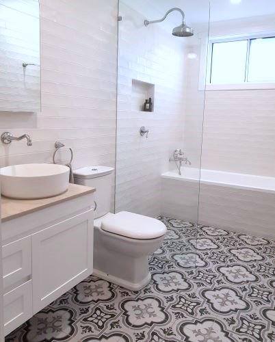 Hampton country bathroom design Sydney