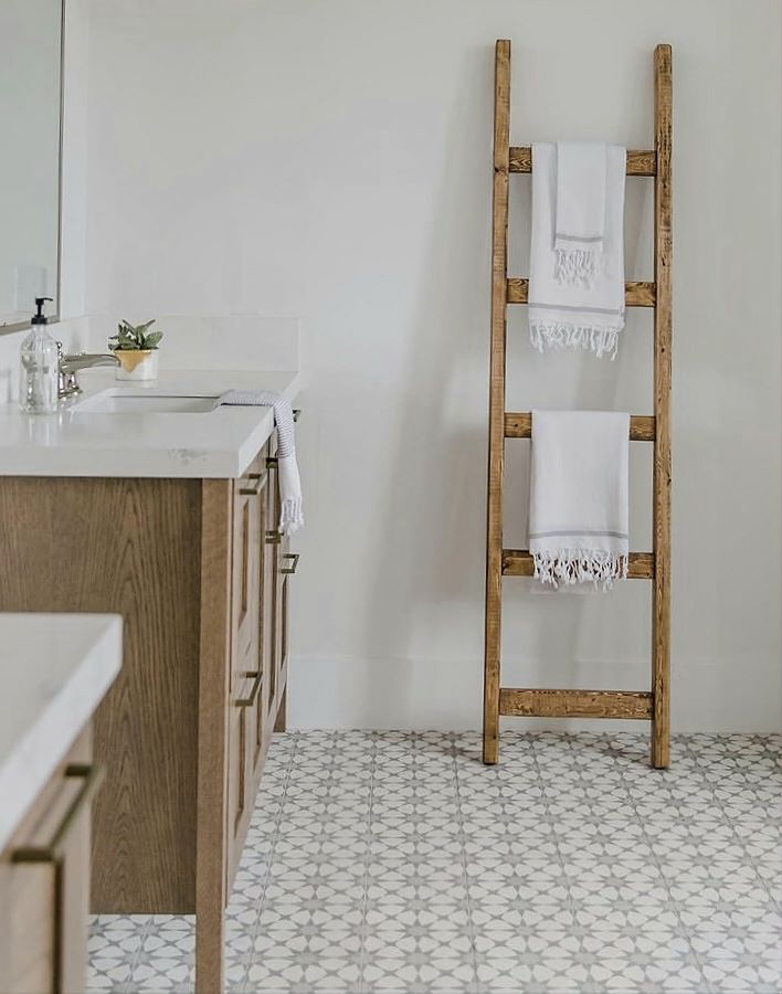 Hamptons design bathroom pattern tiles KC846