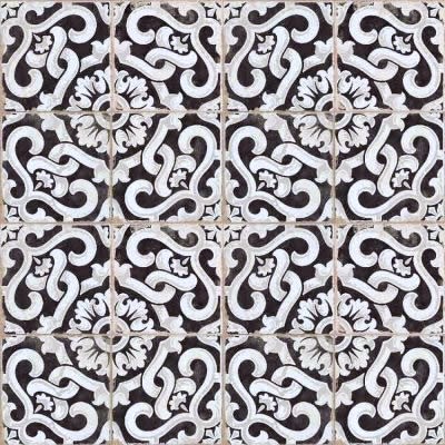 Black and White Patterned Tiles Sydney