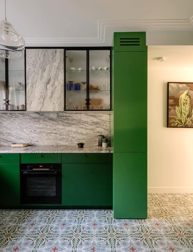 kitchen floor tiles with patterns Sydney