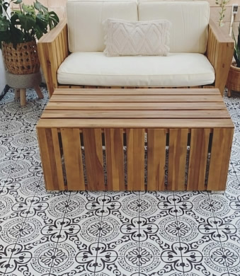 Malaga vintage encaustic look tiles, Sydney