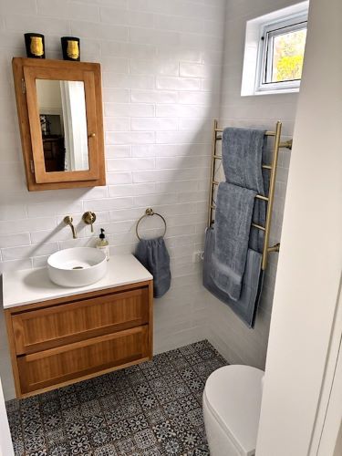 modern vintage bathroom tiles Sydney