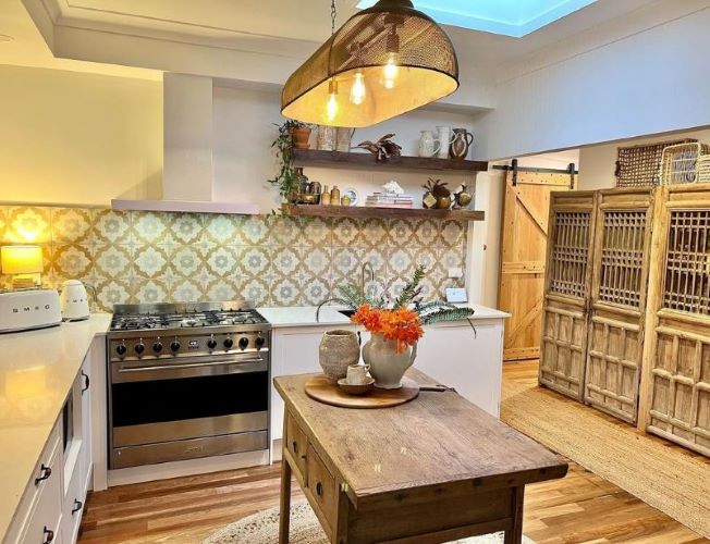 Modern Moroccan design kitchen tiles Sydney Australia