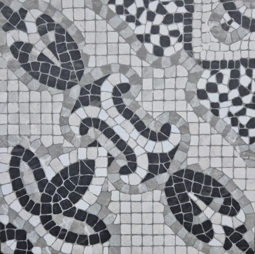 close up of mosaic pattern tiles Australia