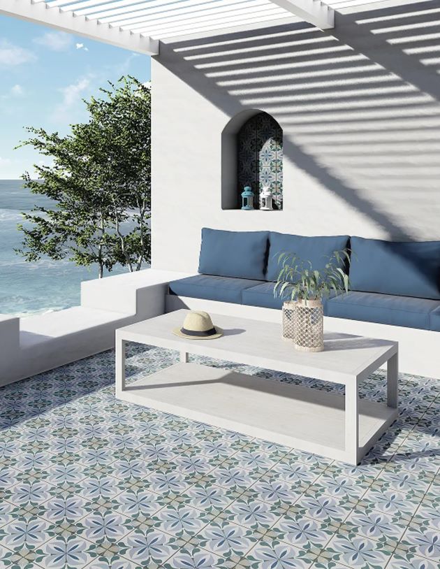 Mediterranean style outdoor tiles in Australia