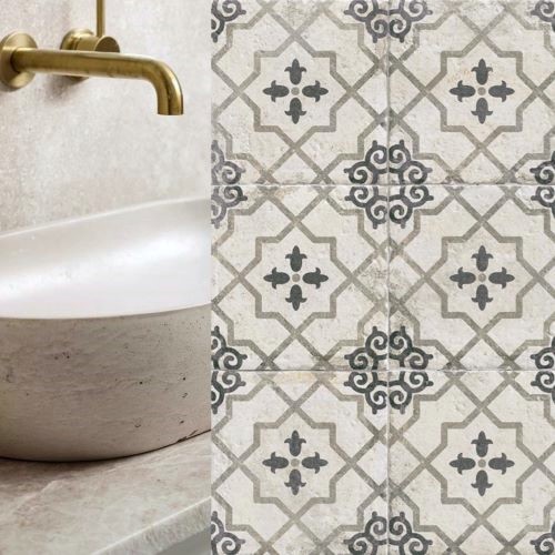 Rustic farmhouse bathroom tiles Sydney