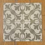 Sage green modern country pattern tile