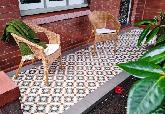 Heritage tiles Sydney showroom display