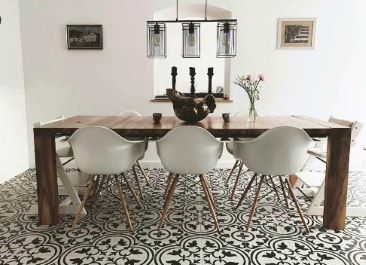Classic kitchen floor tiles, Sydney