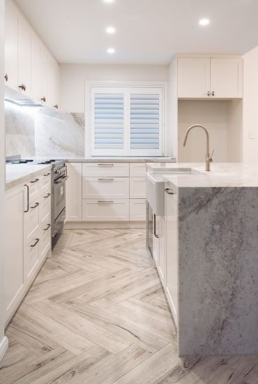 herringbone timber look tiles in Sydney from Kalafrana Ceramics